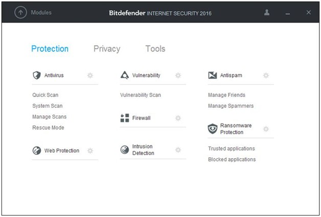 bitdefender internet security 2016 screenshot